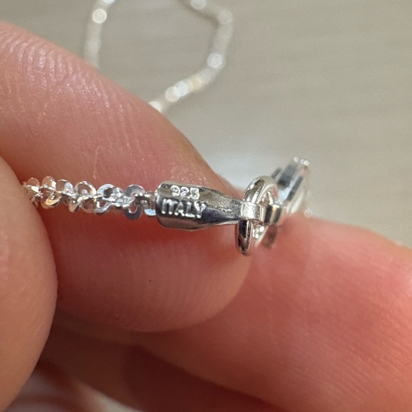 925 Solid Silver Moissanite Horse Pendant+925 silver Italian twisted rock chain - Picture 14 of 14